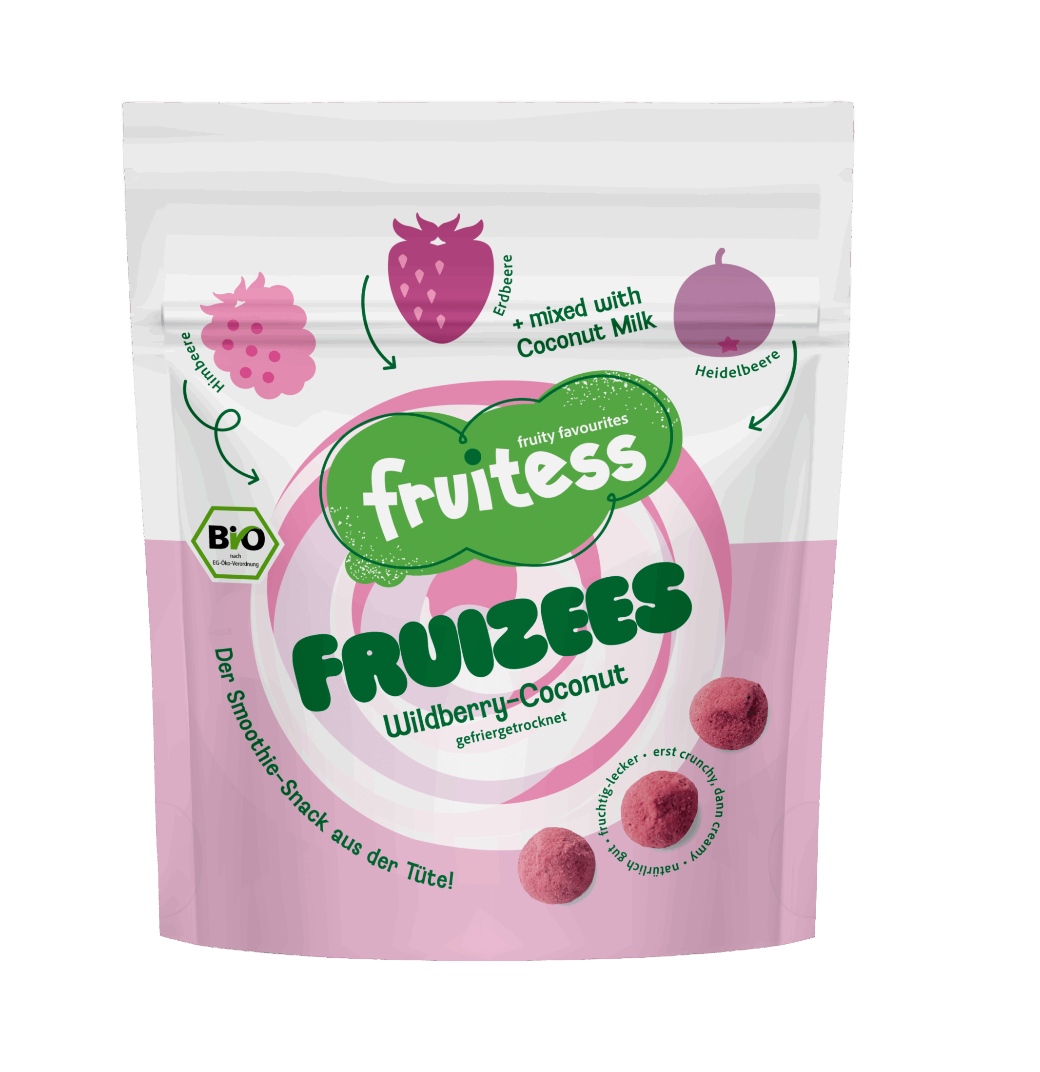fruizees Packshot von Wilberry Coconut als Freisteller