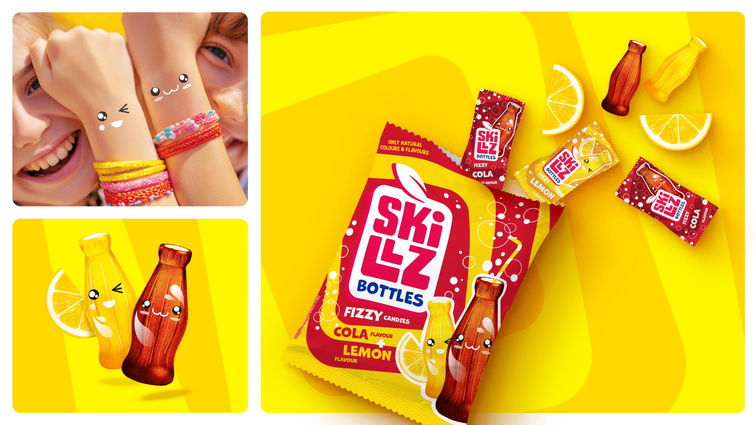 Skillz Werbung. 3 Bilder